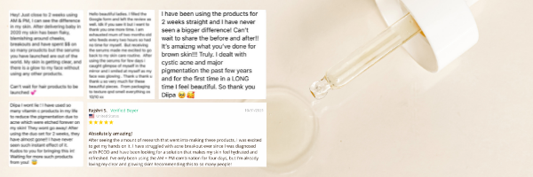 THE “GLOWING” REVIEWS ARE IN